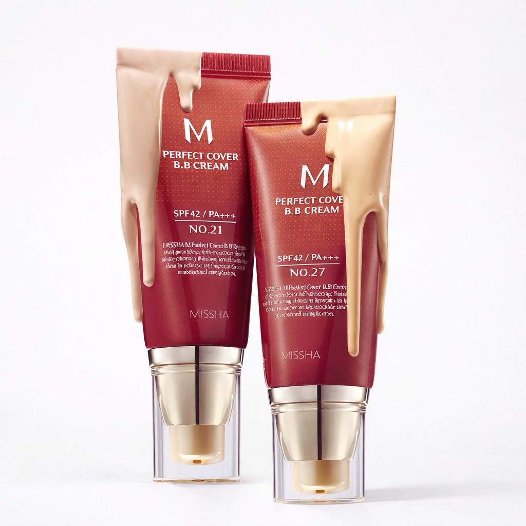 M Perfect Cover BB Cream [#21 Light Beige]