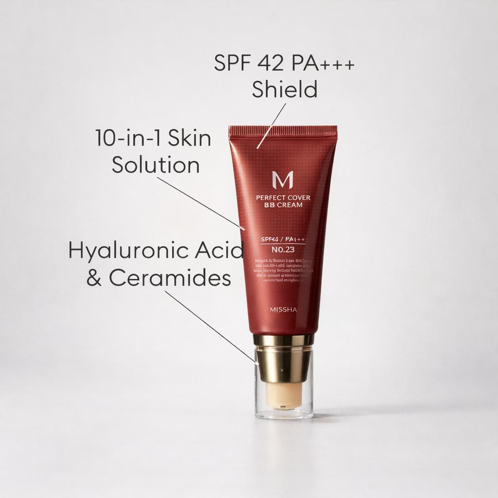 M Perfect Cover BB Cream [#23 Natural Beige]